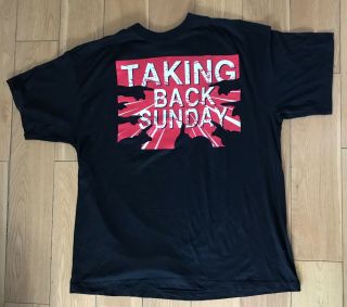 Taking Back Sunday Concert Tour 2006 Rare T Shirt Medium