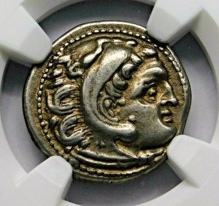 Ngc Ch Vf.  Alexander The Great.  Stunning Drachm.  Ancient Greek Silver Coin.
