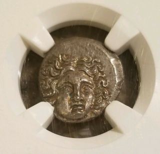Kingdom Of Macedon Perseus Drachm Ngc Ms 5/4 Ancient Silver Coin