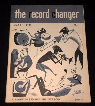 Record Changer Mag 1947 March - R&b Blues Jazz Etc 78s Jonah Jones Cy St Claire