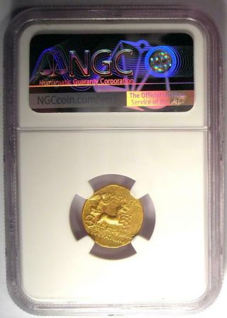 Ionia Magnesia Gold AV Stater Artemis Nike Coin 150 BC - Certified NGC Choice AU 3