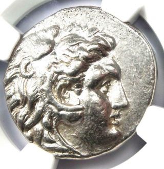 Seleucus I Alexander The Great Iii Style Ar Tetradrachm Coin 312 - 281 Bc - Ngc Xf