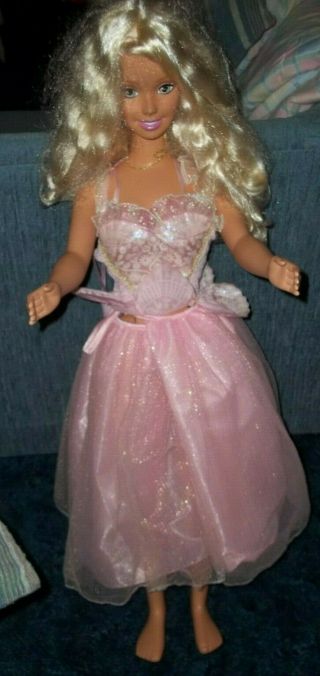 Barbie/ My Size Doll 36” Tall /great Cond.  Long Hair/necklace With Pics/mattel