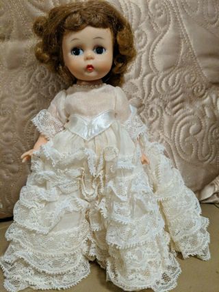 Vintage Madame Alexander Wendy Kin Bride Doll 1960’s 7 Inches Gorgeous Rare