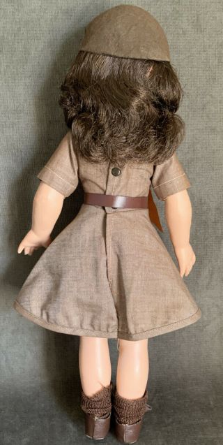 Adorable HTF Vintage Effanbee 1950 - 60 ' s Girl Scout BROWNIE doll 15 