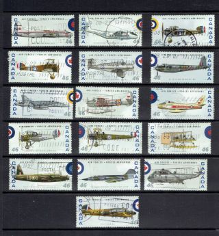 Canada - 1999 Canadian Air Forces - Scott 1808a To 1808p -
