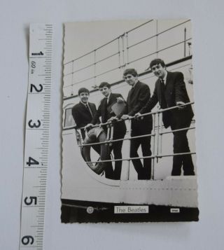 Early Starpic Beatles 1963 Smaller Postcard Photo Card Sp583 - Sp 583 Star Pics