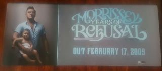 Morrissey Promo Poster For Years Of Refusal.