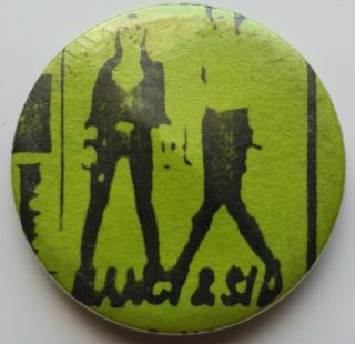 Nancy & Sid Vintage Button Badge Sid Vicious Sex Pistols Punk Rock Pins