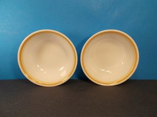 Corning Corelle Almond Pattern Set Of 2 Cereal Bowls 6 1/4 "