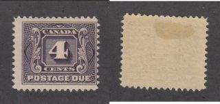 Canada 4 Cent Postage Due Stamp J3 (lot 14525)