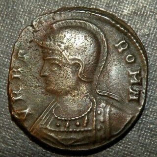 Roman Coin Ancient 300 AD Bronze Caesar Emperor Antique Wolf Infants Suckling 2