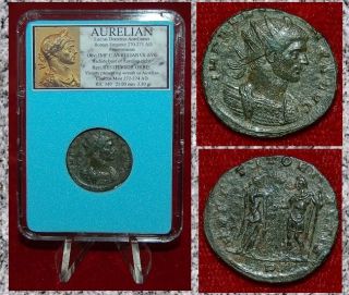 Roman Empire Coin Aurelian Victory And Aurelian On Reverse Antoninianus