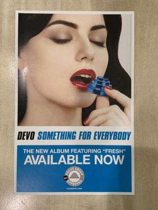 Devo “ Something For Everybody” Promo Poster