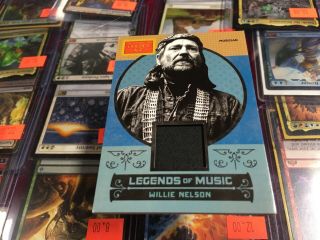 Willie Nelson Country Singer 2014 Panini Golden Age Relic Card 7