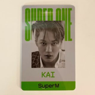 Superm 1st Mini Album Kai Official Id Card With Holder