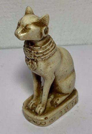 Museum Quality Egyptian Stone Cat Statue Circa 700 - 300 Bc 70mm