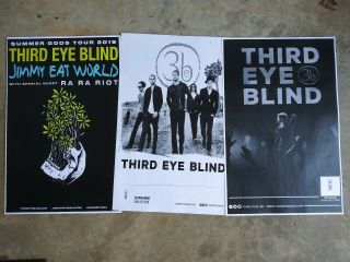 Third Eye Blind 3eb Jimmy Eat World 11x17 Promo Tour Concert Poster Tickets Cd