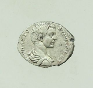 Caracalla As Caesar Ad 196 - 198.  Ar Denarius 19mm 3.  G,  Laodicea Spes Publica