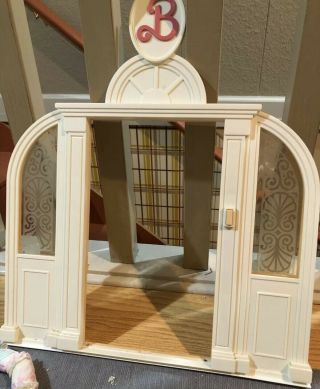 ‘90 Barbie Magical Mansion Door Frame W 2 Side Windows And 1 Seat Cushion - Privat