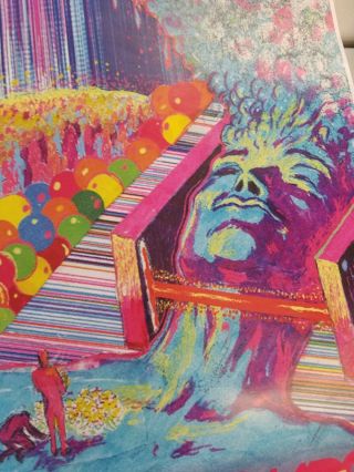 The Flaming lips 2019 11x17 summer tour promo concert poster tickets lp primus 2