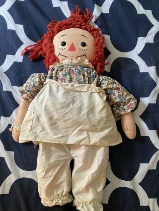 Raggedy Ann Doll Stuffed Knickerbocker Toy Company