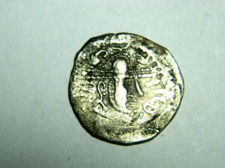 Scarce,  India,  Gujaras Of Sind,  Silver Drachm,  570 - 712.  Hunnic.  M Ni 214 - 218