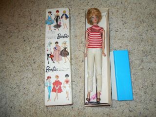 1962 Vintage Mattel Barbie Doll Ash Blonde 850