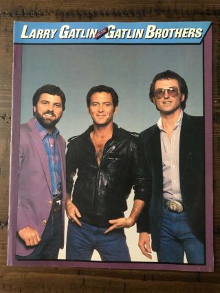 Larry Gatlin And The Gatlin Brothers Tour Program Book