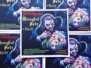 Mercyful Fate - The Vampire Is Back [white] - Woven Patch / King Diamond