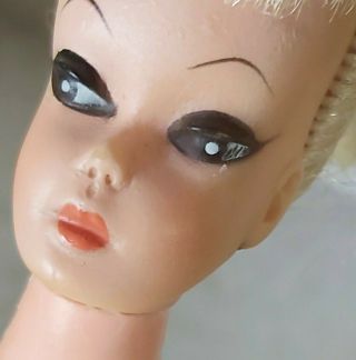 Vtg Ponytail Barbie Clone Platinum Blonde Hair Miss Babette Swimsuit Eegee 3