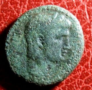 Nero Seleucis & Pieria Antioch Sc Within Circle Æ25 Roamn Coin