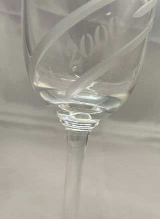 Waterford Marquis Crystal Flute / Champagne Glass Millennium 2000 9 