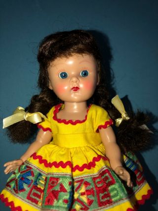 Vintage Vogue Ginny Doll in her 1956 Medford Tagged Tiny Miss Dress 2