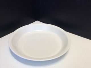 Corning Ware Usa Winter Frost White 9” Pie Plate Pan Microwaveable P - 309 Corelle