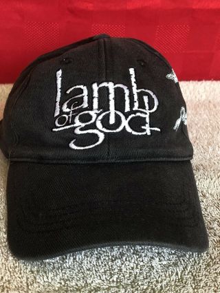Classic Lamb Of God Fitted Baseball Concert Hat Heavy Metal Burn It Down
