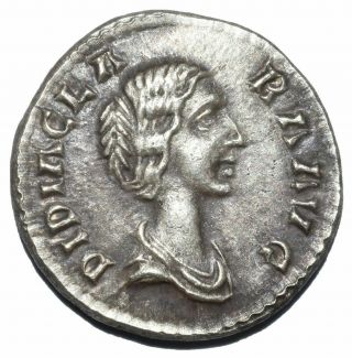 Ar Denarius Didia Clara 193ad Roman Empire Didius Julianus Silver Novelty Strike