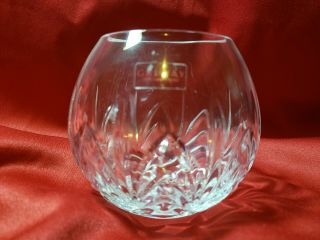 Galway Irish Crystal 4” Rose Bowl Celtic Cross With Sticker