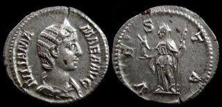 Choice Collectible Roman Coin,  Julia Mamaea,  C.  232 Ad.  Ar Denarius,