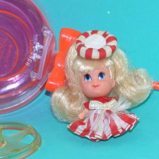 Mattel Peppermint Liddle Kiddle Lolli Sweet Treats Doll Lollipop Case Stand