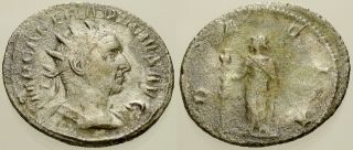 022.  Roman Silver Coin.  Trajan Decius.  Ar Antoninianus.  Rome.  Dacia.  Fine