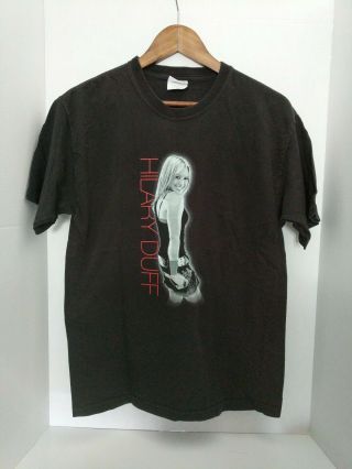 Duff Hillary Black Metamorphosis Tour 2004 Pop Lizzie Adult M (38 - 40) Shirt