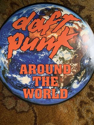 Daft Punk 10” Around The World Promo Sticker