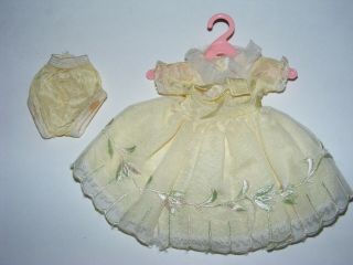 Vintage 8 " American Character Betsy Mccall Dress Outfit Yellow Birthday Party