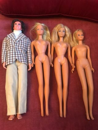 1970’s Vintage “barbie Doll Lot” - Mattel