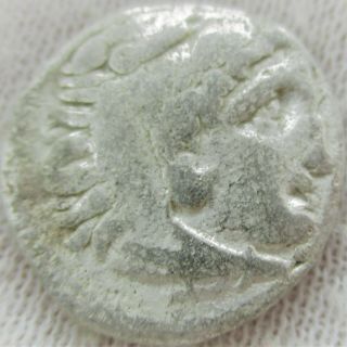 Ancient Greek Ar Silver Drachm Coin Alexander The Great