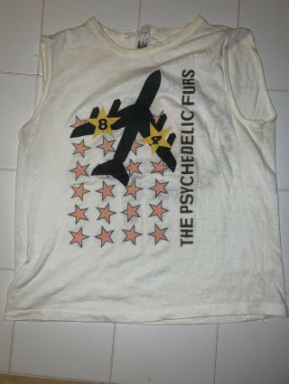 The Psychedelic Furs 1984 Sleeve Tour Shirt Muscle Shirt Vintage Large