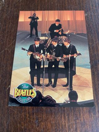 The Beatles On Stage Promo Card 1993 Apple Corps Limited River Group 8 Of 9