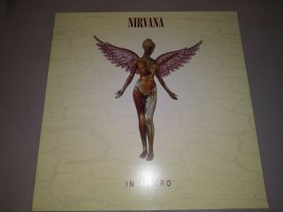 Nirvana In Utero 12×12 Flat Promo Poster