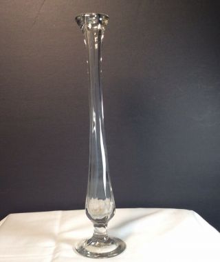 Vintage Viking Clear Stretch Vase